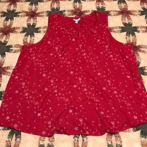 Sleeveless light weight shirt